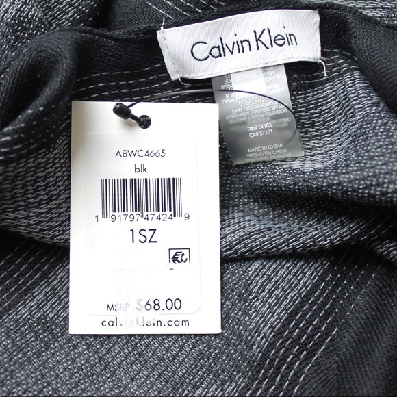 Calvin Klein Chevron Kimono Beach Coverup OS - Picture 7 of 7